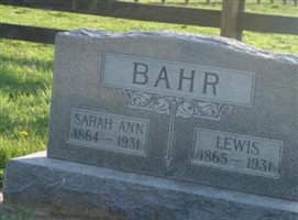 Sarah Ann Bahr