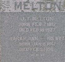 Sarah Ann Melton