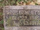 Sarah Ann Nelson Foss