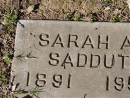Sarah Annie Brazzel Sadduth