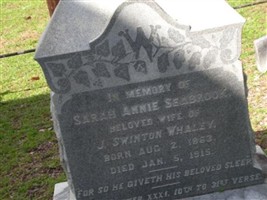Sarah Annie Seabrook Whaley Sarah Annie Seabrook Whaley