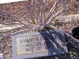 Sarah B. Fowler Sarah B. Fowler
