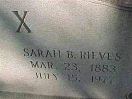 Sarah B. Rieves Nix