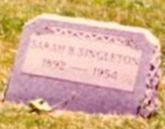 Sarah Belle "Cass" Drew Singleton Sarah Belle "Cass" Drew Singleton