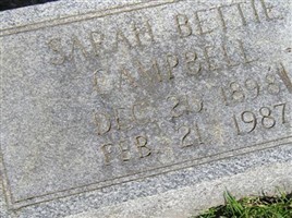 Sarah Bette Campbell
