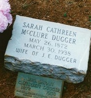 Sarah Catherine McClure Dugger Sarah Catherine McClure Dugger