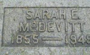 Sarah E. McDevitt Sarah E. McDevitt