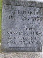 Sarah E. Ruby Baker Sarah E. Ruby Baker
