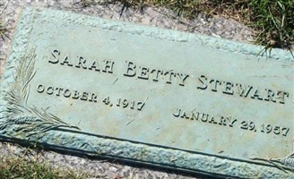 Sarah Elizabeth "Betty" Behling Stewart