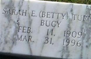 Sarah Elizabeth "Betty" Turner Bucy