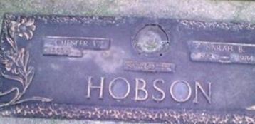 Sarah Elizabeth Bristow Hobson Sarah Elizabeth Bristow Hobson