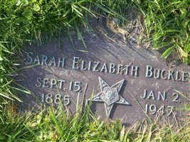 Sarah Elizabeth Buckley Sarah Elizabeth Buckley