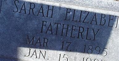 Sarah Elizabeth Fatherly