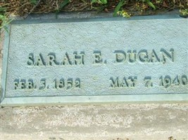 Sarah Elizabeth Fowler Dugan Sarah Elizabeth Fowler Dugan