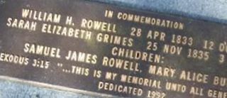 Sarah Elizabeth Grimes Rowell