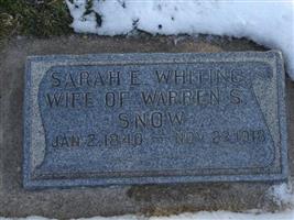 Sarah Elizabeth Whiting Snow