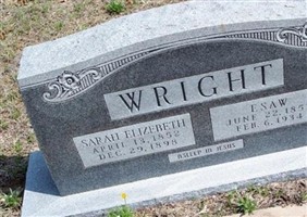 Sarah Elizebeth Wright Sarah Elizebeth Wright