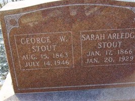 Sarah Ellen Arledge Stout Sarah Ellen Arledge Stout