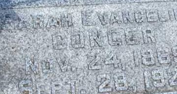 Sarah Evangeline Conger Sarah Evangeline Conger