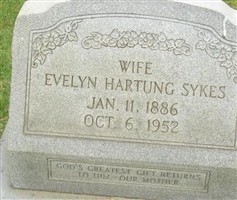 Sarah Evelyn Hartung Sykes