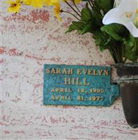 Sarah Evelyn Hill