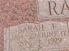 Sarah F. Ratliff