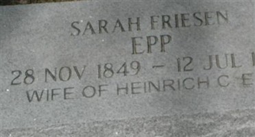 Sarah Friesen Epp