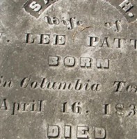 Sarah H. Patton Sarah H. Patton
