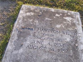 Sarah Hampton Welsh Hall Sarah Hampton Welsh Hall