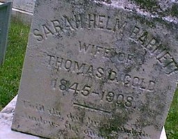 Sarah Helm Barnett Gold
