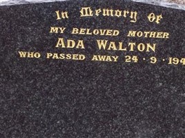 Ada Sarah Isobel McCardie Walton Ada Sarah Isobel McCardie Walton