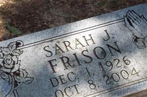 Sarah J Frison