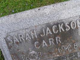 Sarah Jackson Carr