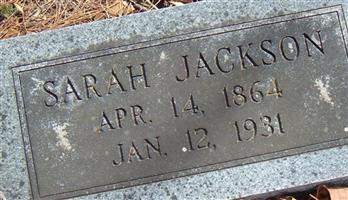 Sarah Jackson Jackson