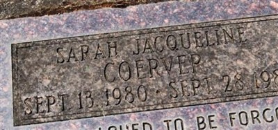 Sarah Jacqueline Coerver Sarah Jacqueline Coerver