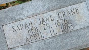 Sarah Jane Crane Sarah Jane Crane