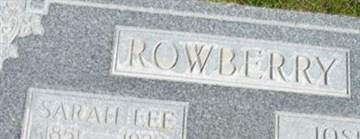Sarah Jane Lee Rowberry