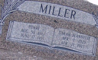 Sarah Jennette Wright Miller