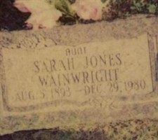 Sarah Jones Wainwright Sarah Jones Wainwright