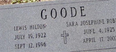 Sarah Josephine Robinson Goode Sarah Josephine Robinson Goode