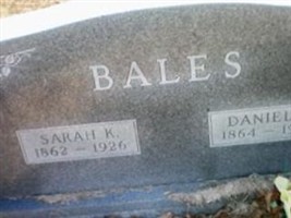 Sarah Katherine Fowler Bales Sarah Katherine Fowler Bales