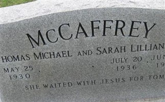 Sarah Lillian Tubb McCaffrey