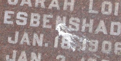 Sarah Lois Esbenshade Sarah Lois Esbenshade