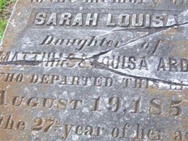 Sarah Louisa Ardis Sarah Louisa Ardis
