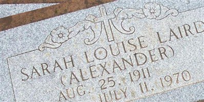 Sarah Louise Alexander Laird