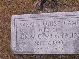 Sarah Louise Camp Wright