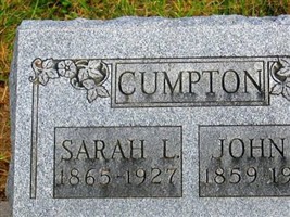Sarah Lovina Irick Cumpton Sarah Lovina Irick Cumpton