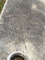 Sarah Lula Hamer Ellison Sarah Lula Hamer Ellison