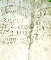 Sarah M. Gragson Booker Sarah M. Gragson Booker