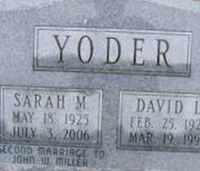 Sarah M Yoder